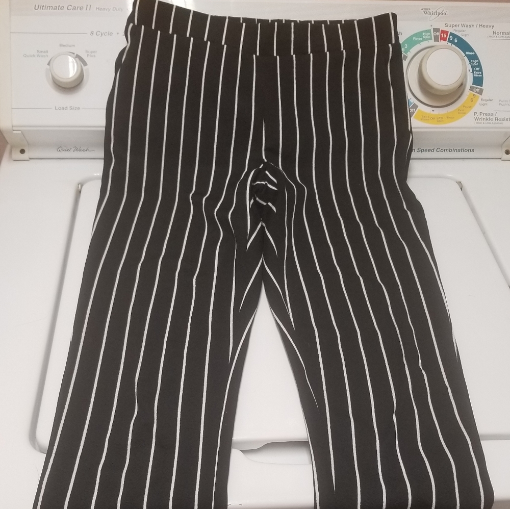 Pinstripe pants